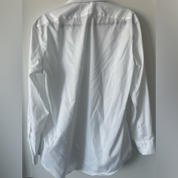 Formal Work Wear White Simple Shirt - Picture 2 of 2